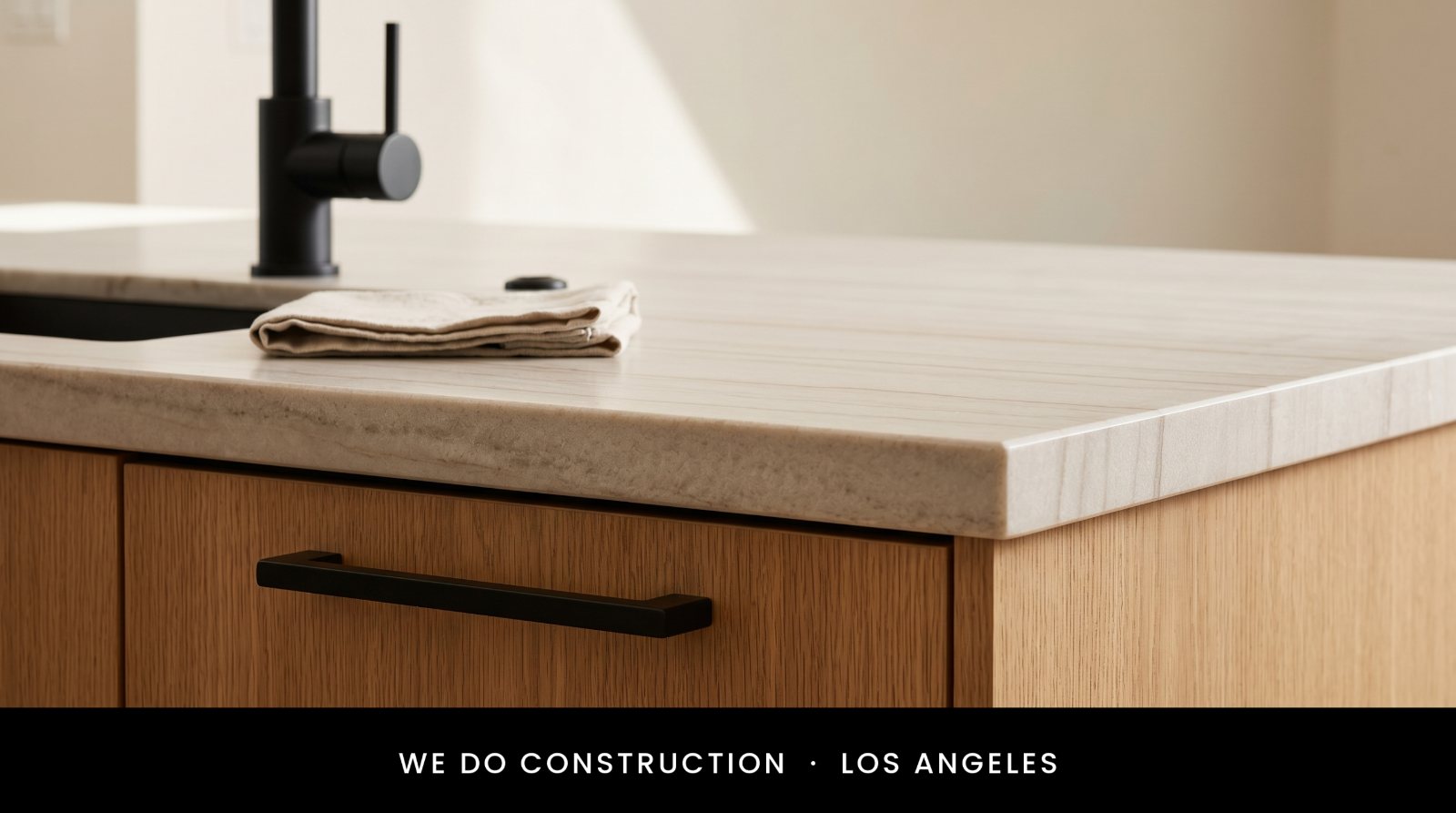 Kitchen counter detail in Mill Valley by WDC