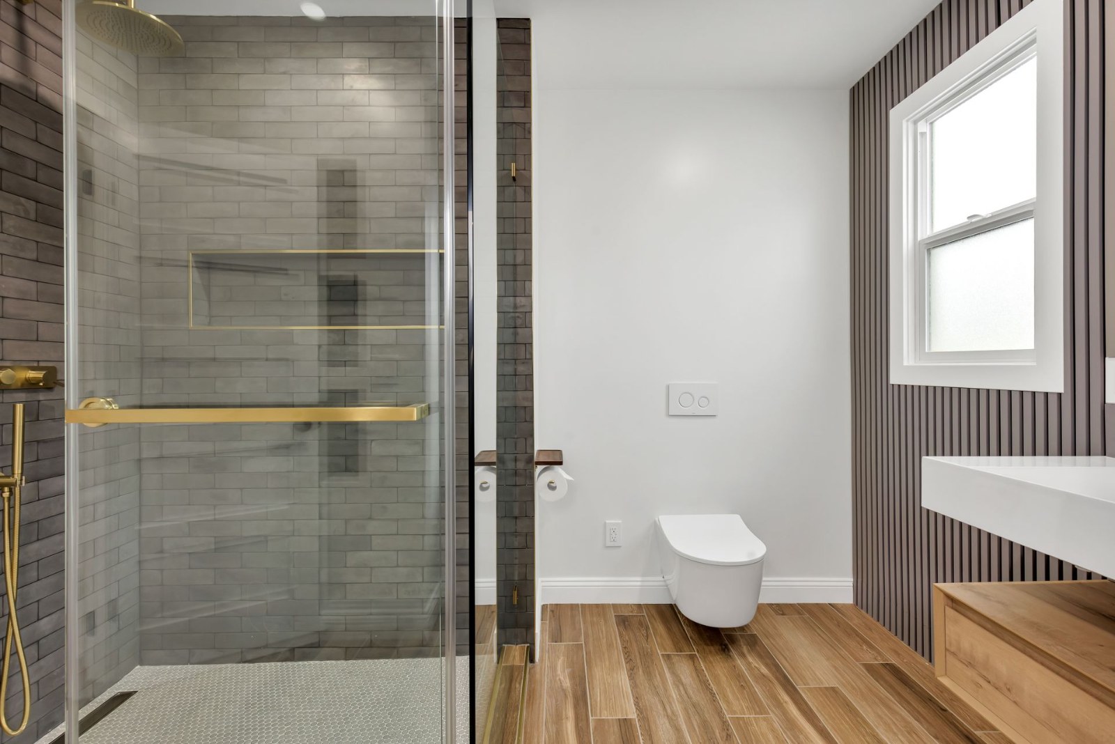 Primary bathroom remodel, San Francisco by We Do Construction