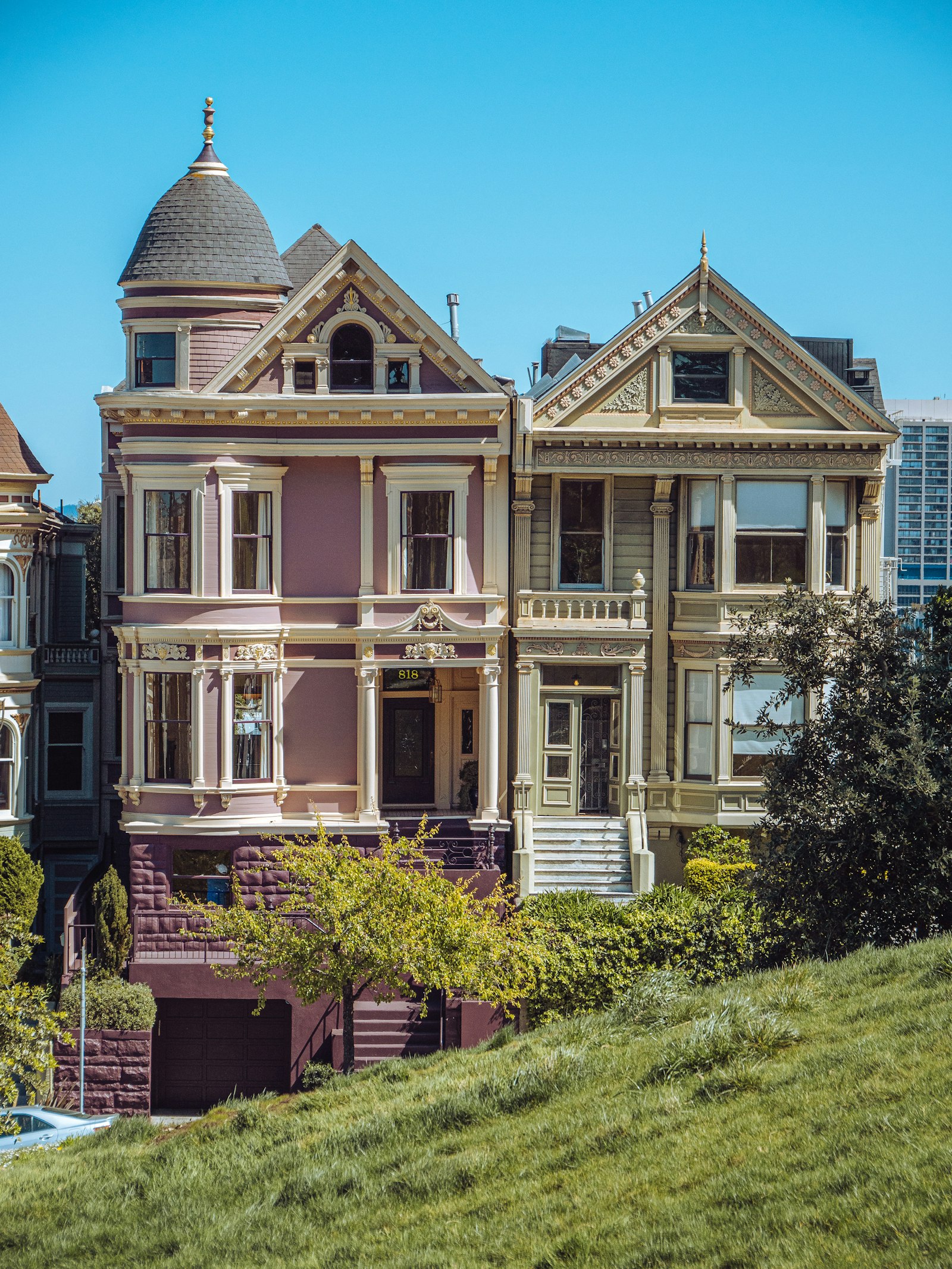 Cow Hollow Victorian homes, San Francisco