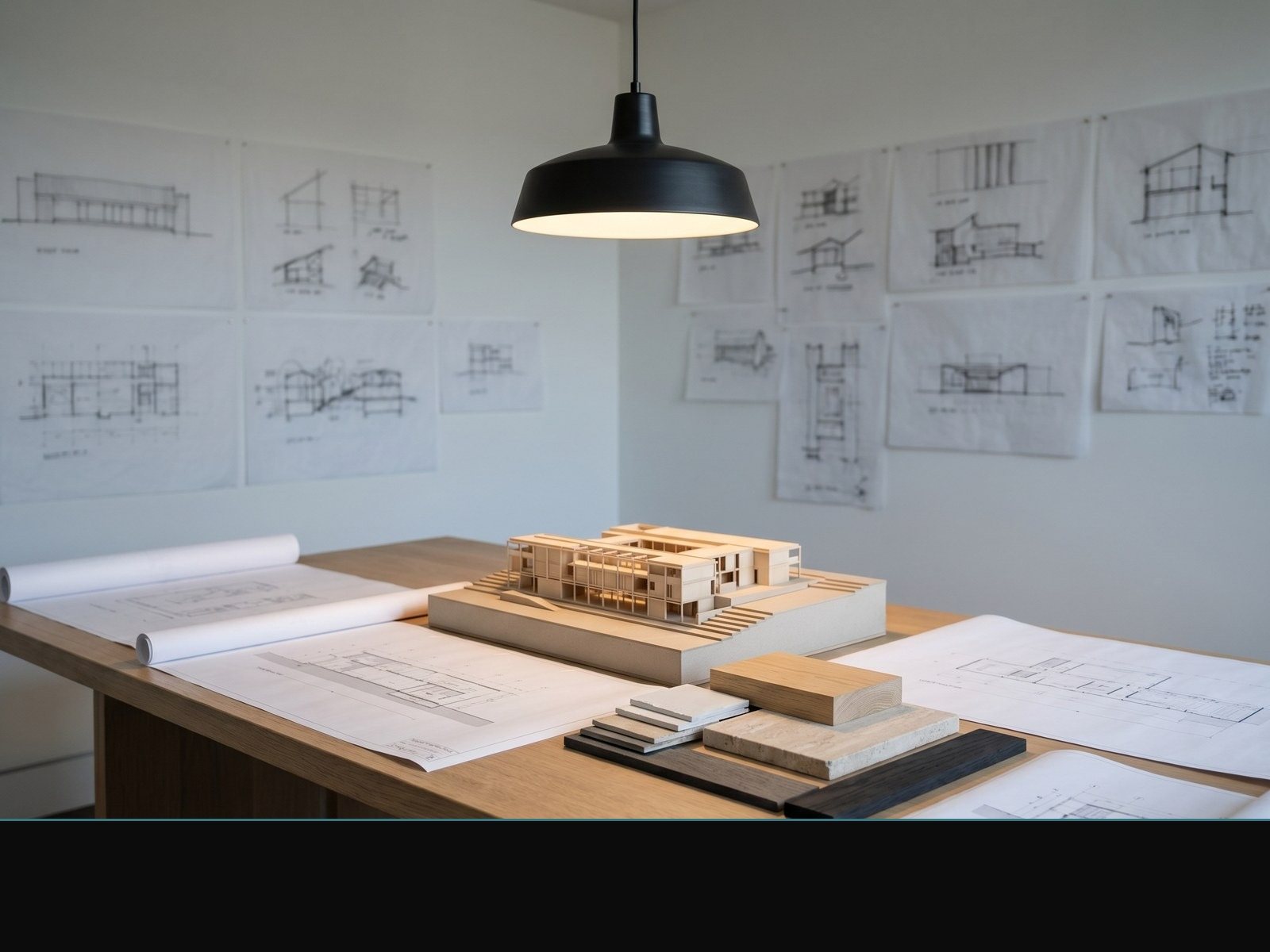 WDC Design stage — architectural drawings and material selections
