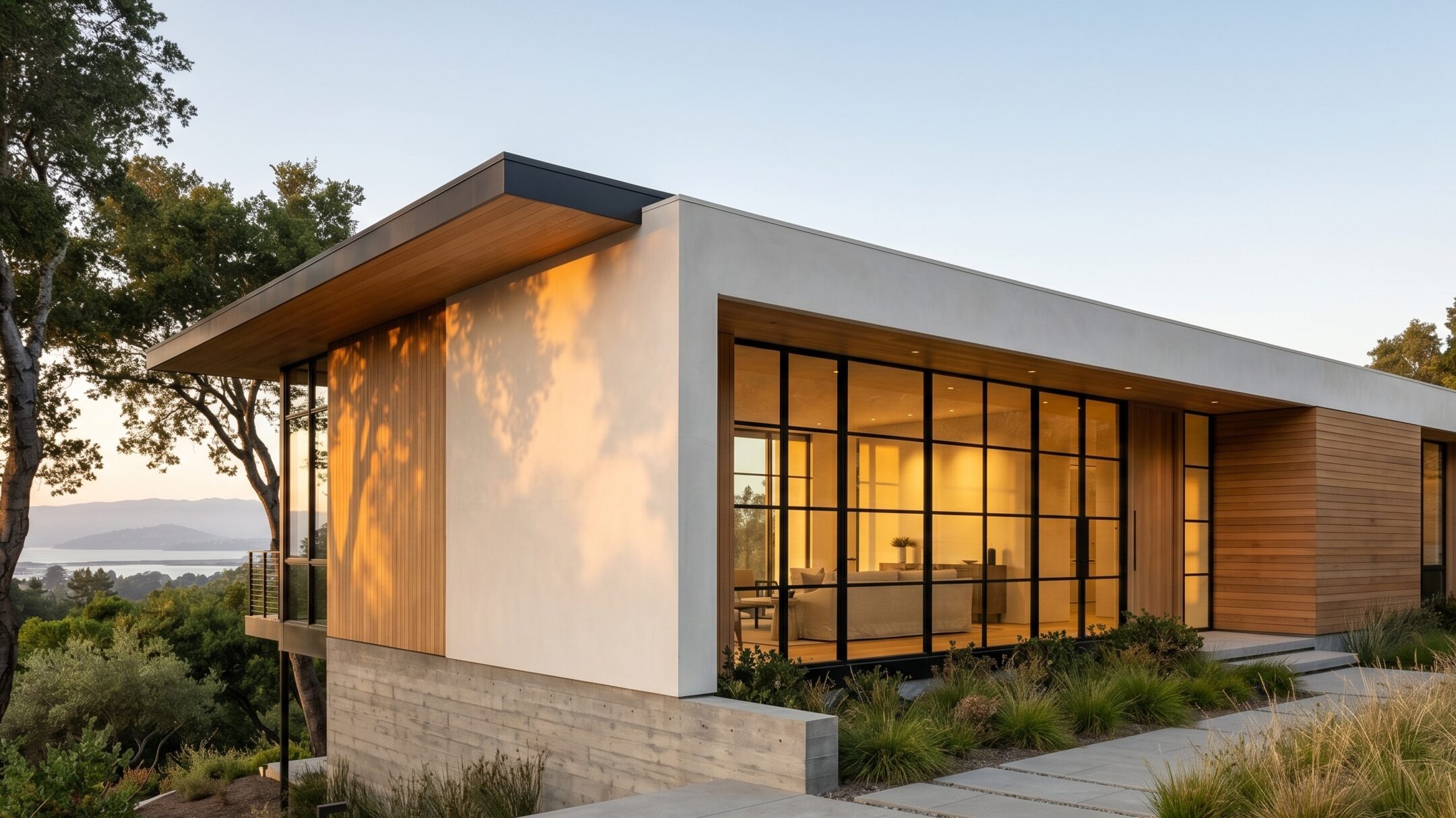 Contemporary new-construction home in the San Francisco Bay Area