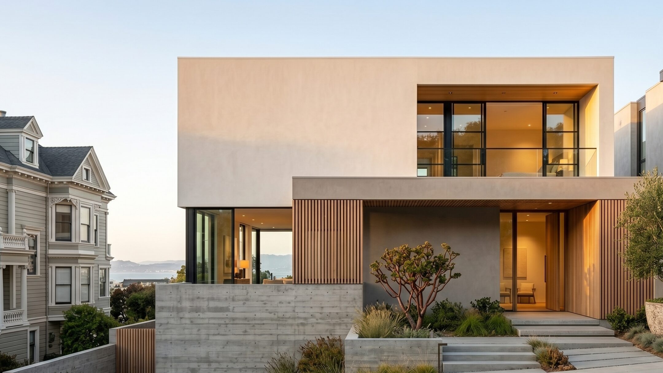 Contemporary new-construction home in the San Francisco Bay Area